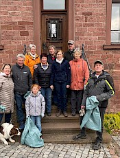 Foto Teilnahme an der Aktion "Saubere Flur"